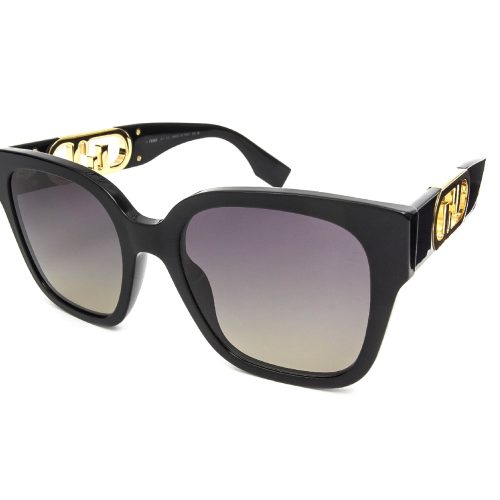 okulary przeciwsłoneczne FENDI 40063I 01D POLARIZED POLARYZACJA