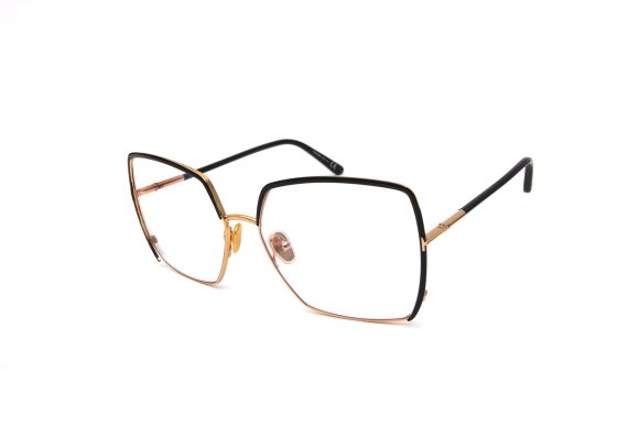 okulary korekcyjne Tom Ford TF 5668-B 001, modne oprawki do okularów